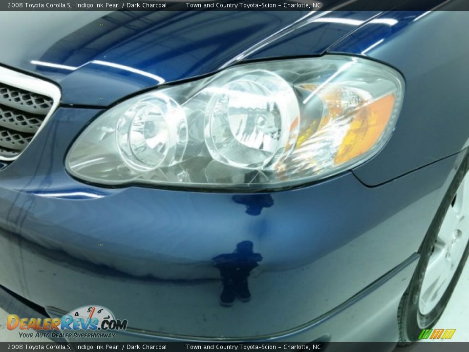 2008 Toyota Corolla S Indigo Ink Pearl / Dark Charcoal Photo #7