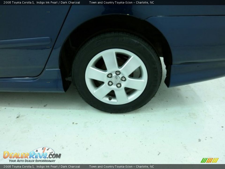 2008 Toyota Corolla S Indigo Ink Pearl / Dark Charcoal Photo #9