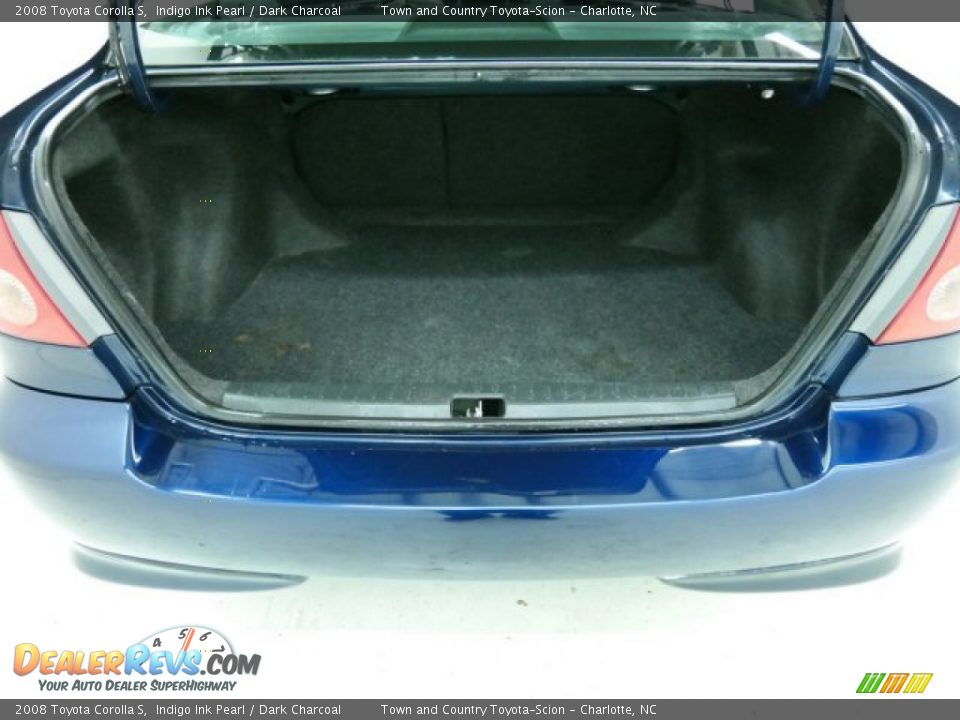 2008 Toyota Corolla S Indigo Ink Pearl / Dark Charcoal Photo #13