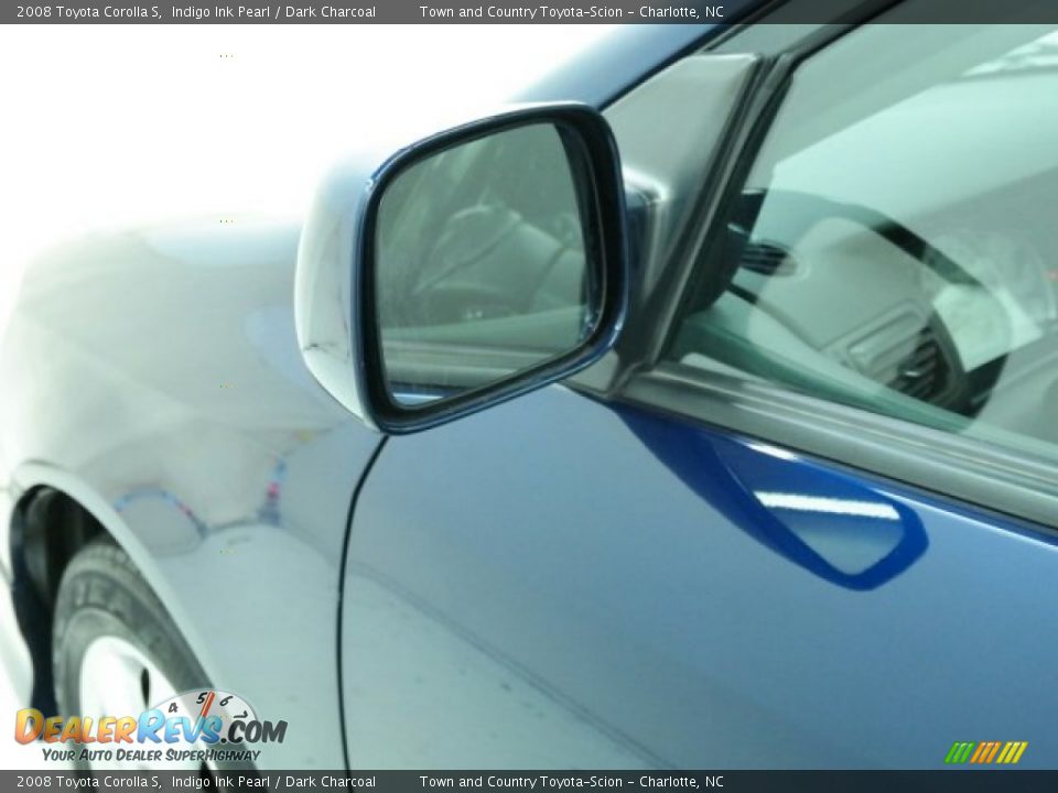 2008 Toyota Corolla S Indigo Ink Pearl / Dark Charcoal Photo #18