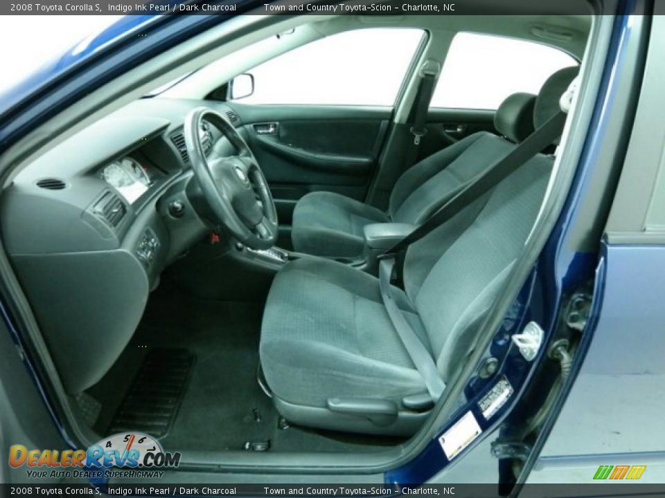 2008 Toyota Corolla S Indigo Ink Pearl / Dark Charcoal Photo #19