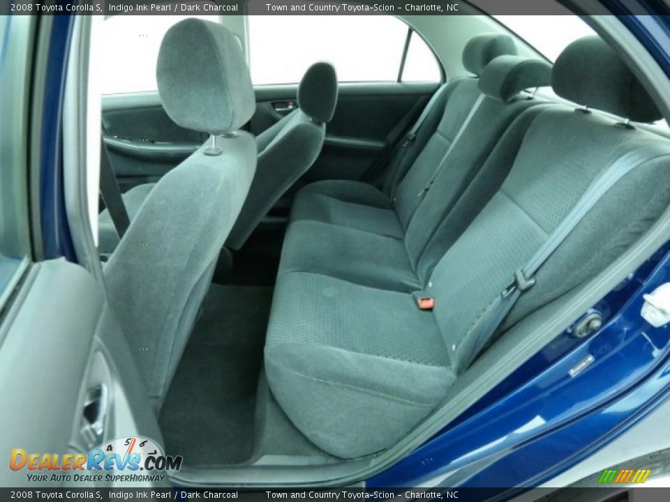 2008 Toyota Corolla S Indigo Ink Pearl / Dark Charcoal Photo #20