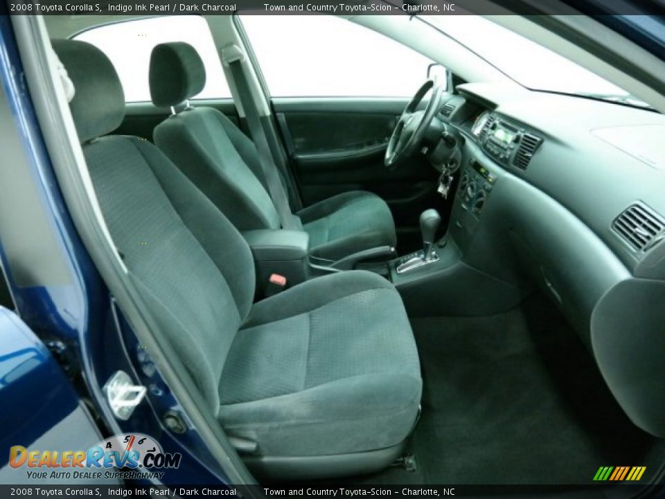 2008 Toyota Corolla S Indigo Ink Pearl / Dark Charcoal Photo #22