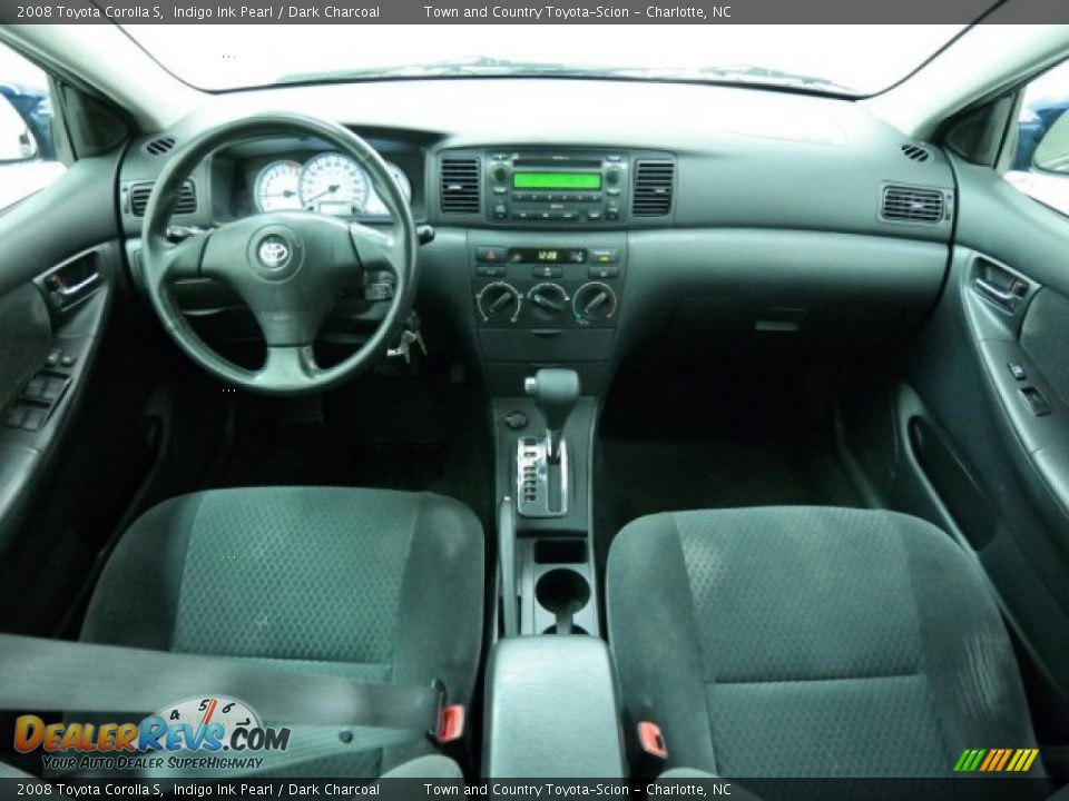2008 Toyota Corolla S Indigo Ink Pearl / Dark Charcoal Photo #24