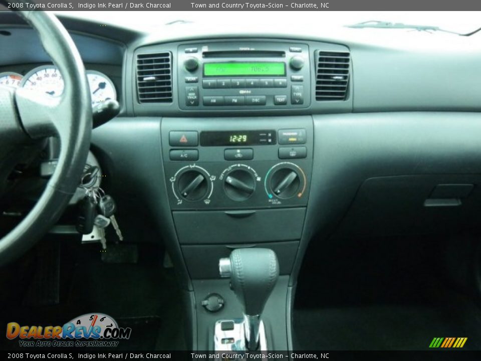2008 Toyota Corolla S Indigo Ink Pearl / Dark Charcoal Photo #27