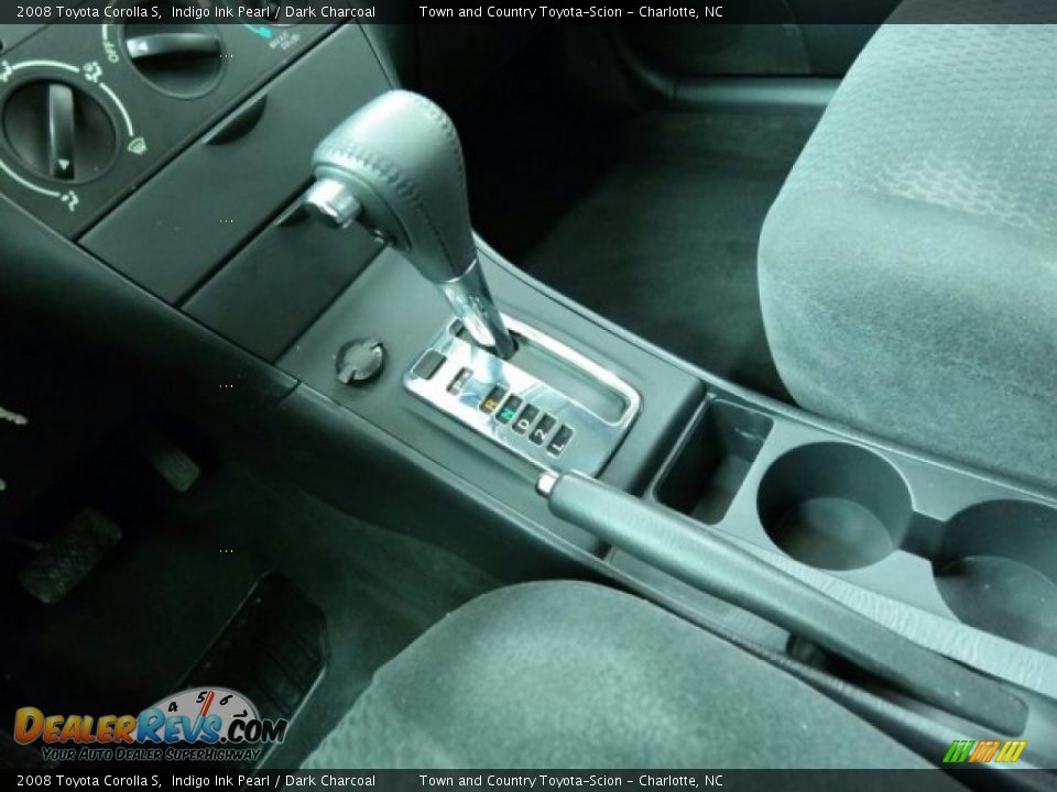 2008 Toyota Corolla S Indigo Ink Pearl / Dark Charcoal Photo #33