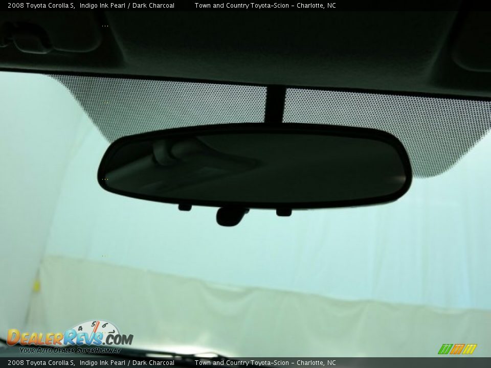 2008 Toyota Corolla S Indigo Ink Pearl / Dark Charcoal Photo #34