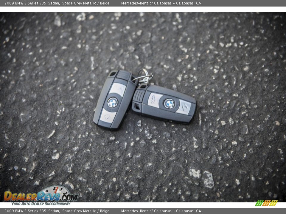 2009 BMW 3 Series 335i Sedan Space Grey Metallic / Beige Photo #10