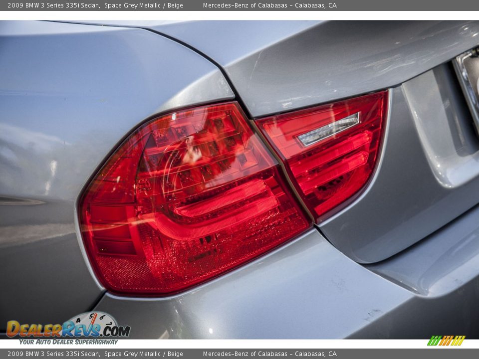 2009 BMW 3 Series 335i Sedan Space Grey Metallic / Beige Photo #29