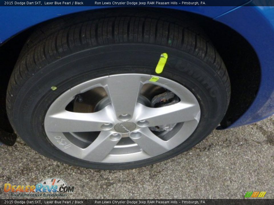 2015 Dodge Dart SXT Laser Blue Pearl / Black Photo #9