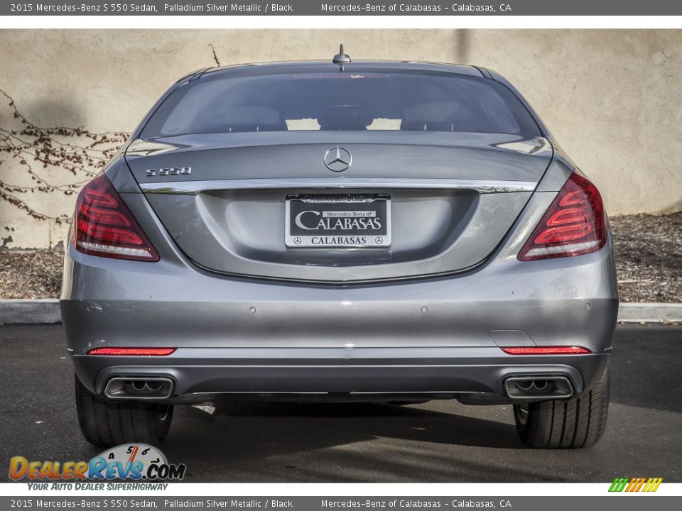 2015 Mercedes-Benz S 550 Sedan Palladium Silver Metallic / Black Photo #3