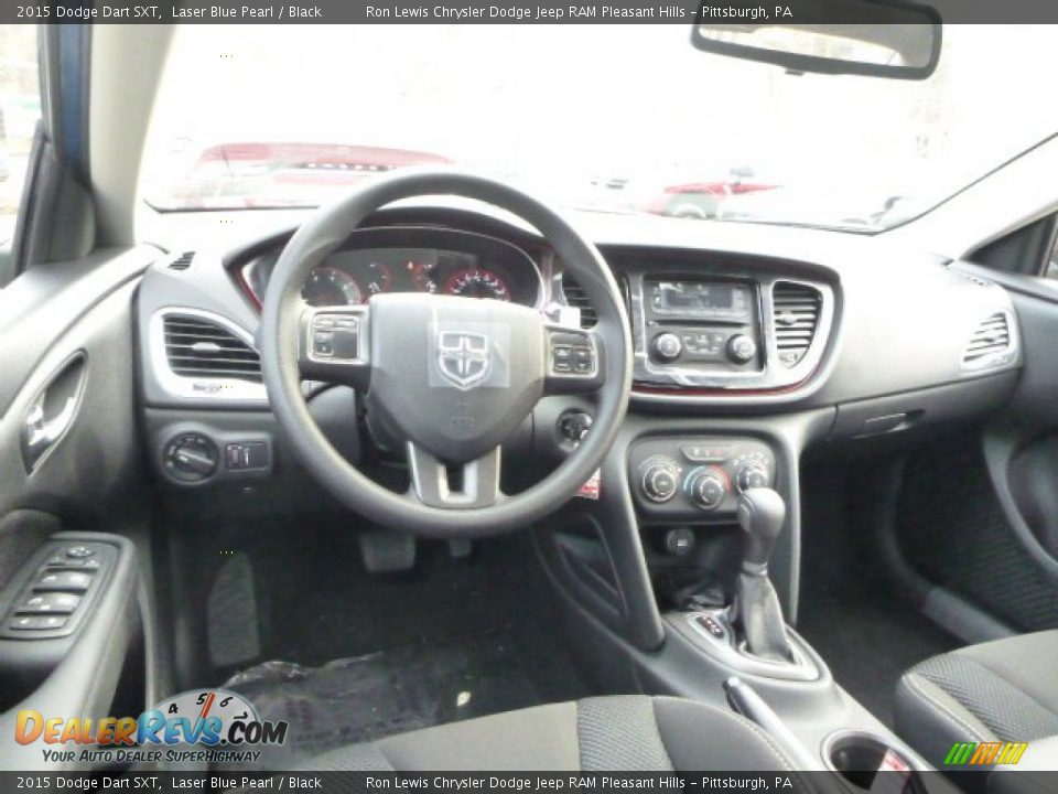 2015 Dodge Dart SXT Laser Blue Pearl / Black Photo #14