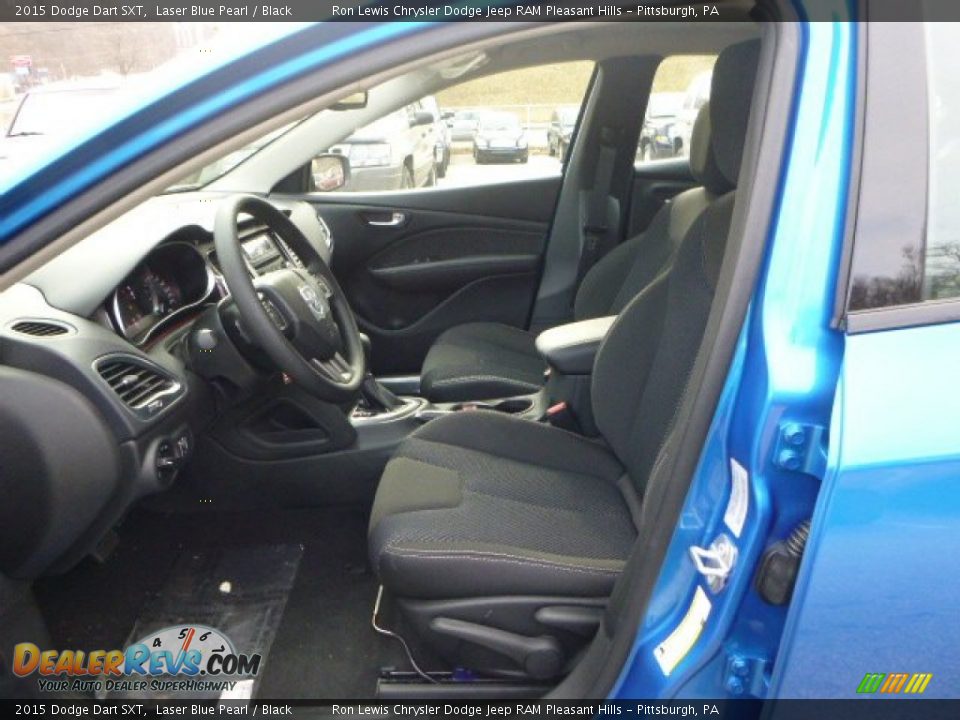 2015 Dodge Dart SXT Laser Blue Pearl / Black Photo #16