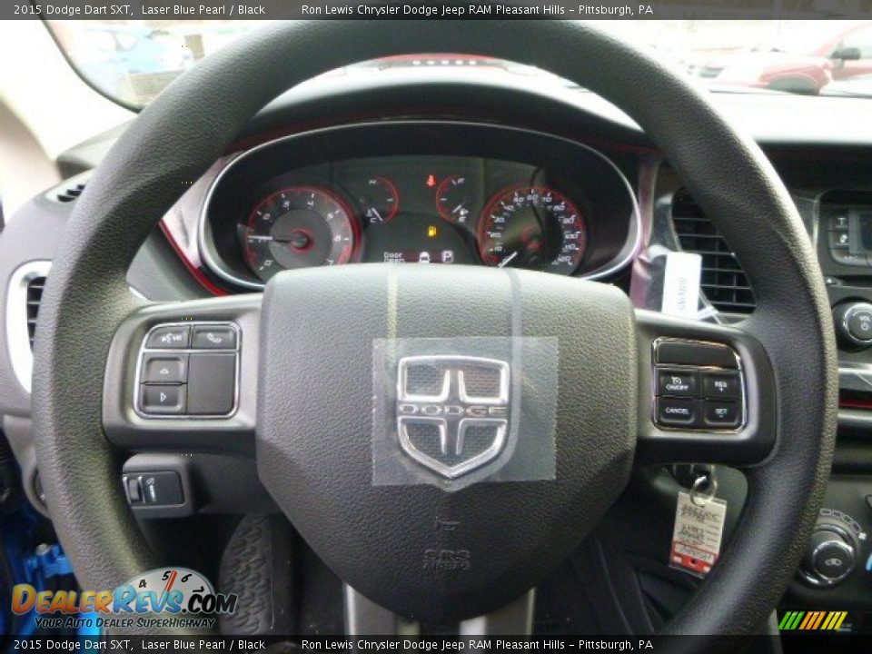 2015 Dodge Dart SXT Laser Blue Pearl / Black Photo #18