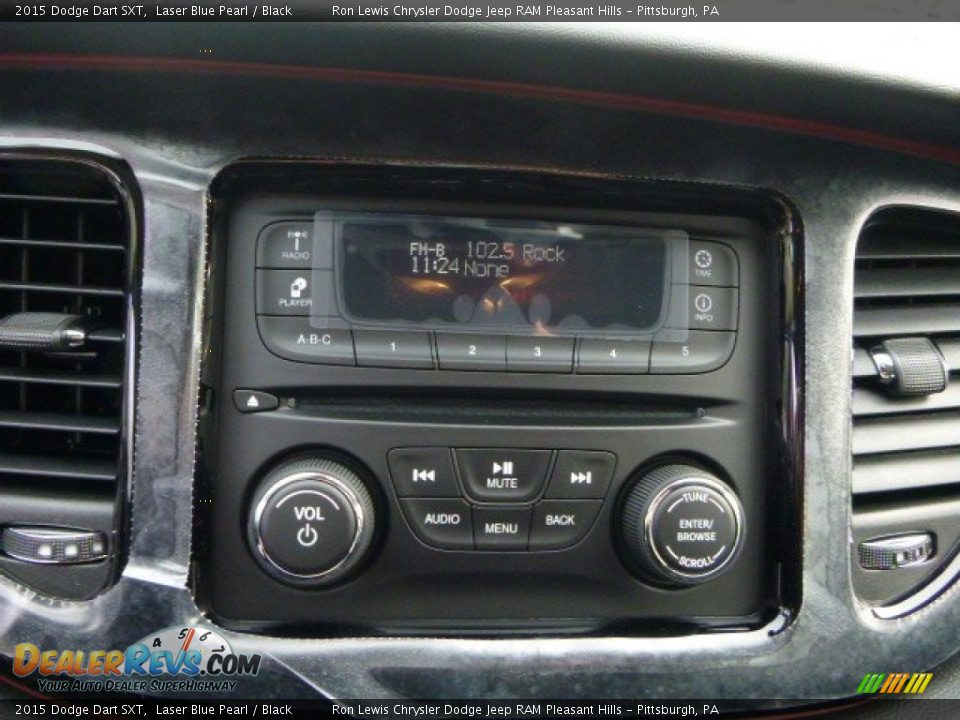 2015 Dodge Dart SXT Laser Blue Pearl / Black Photo #19