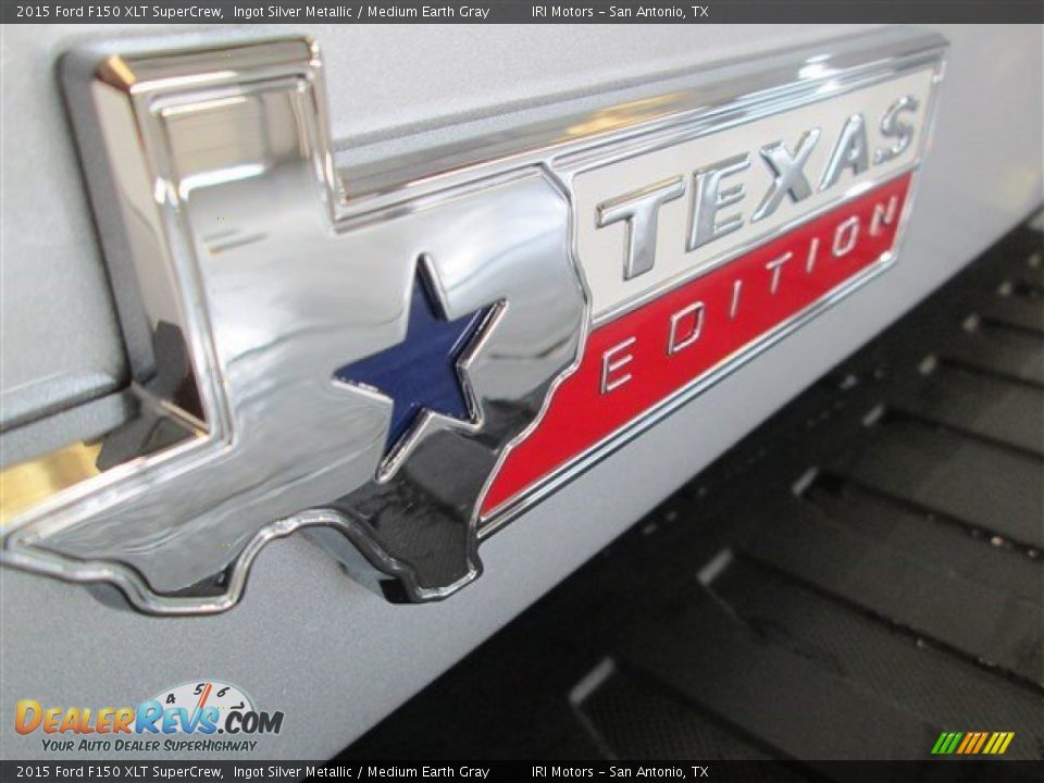 2015 Ford F150 XLT SuperCrew Ingot Silver Metallic / Medium Earth Gray Photo #7