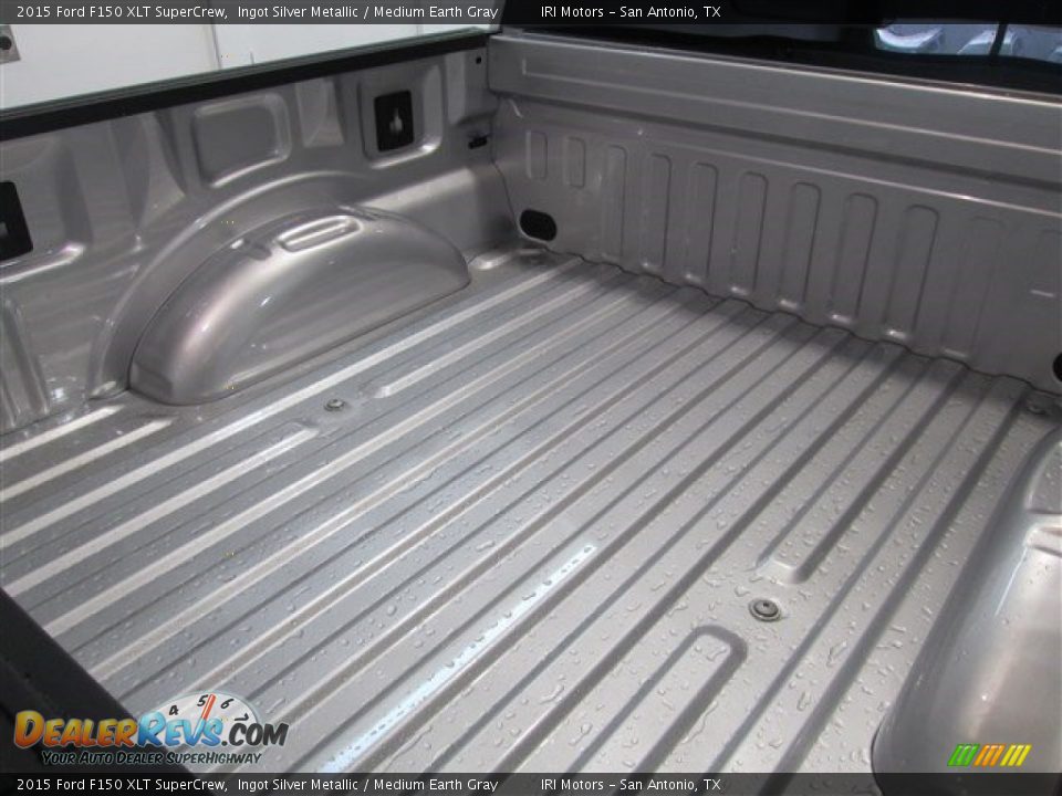 2015 Ford F150 XLT SuperCrew Ingot Silver Metallic / Medium Earth Gray Photo #8