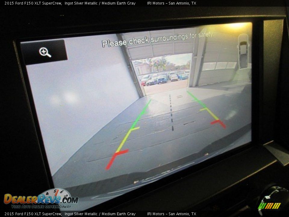 2015 Ford F150 XLT SuperCrew Ingot Silver Metallic / Medium Earth Gray Photo #18