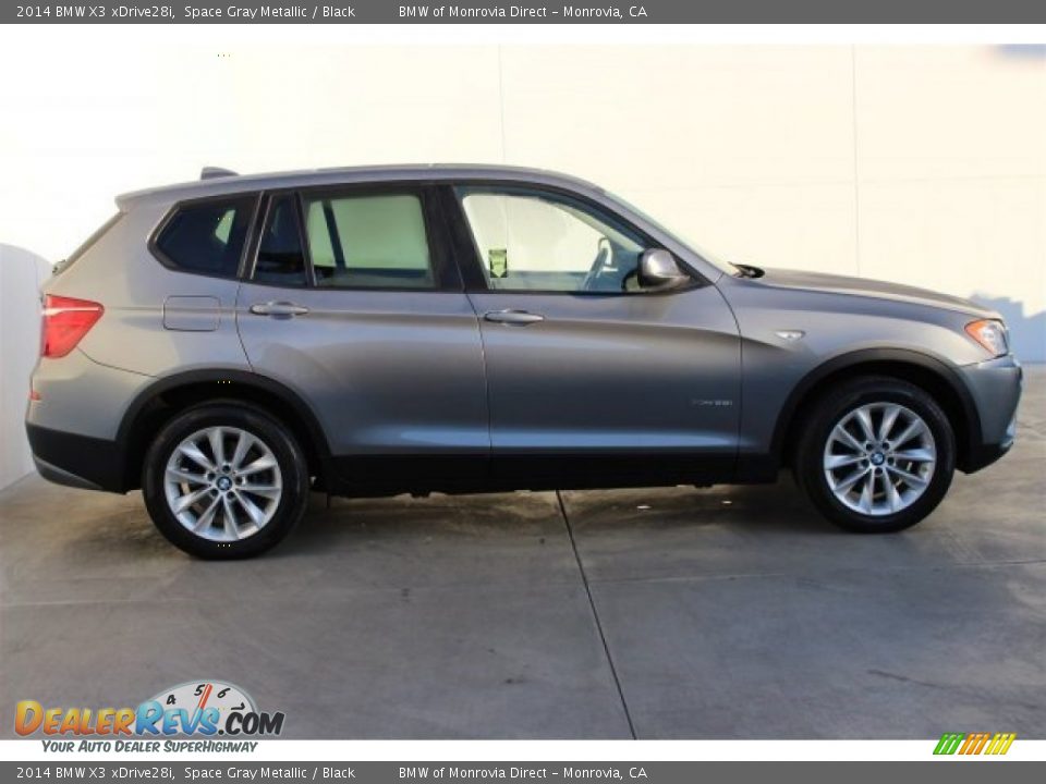 2014 BMW X3 xDrive28i Space Gray Metallic / Black Photo #2
