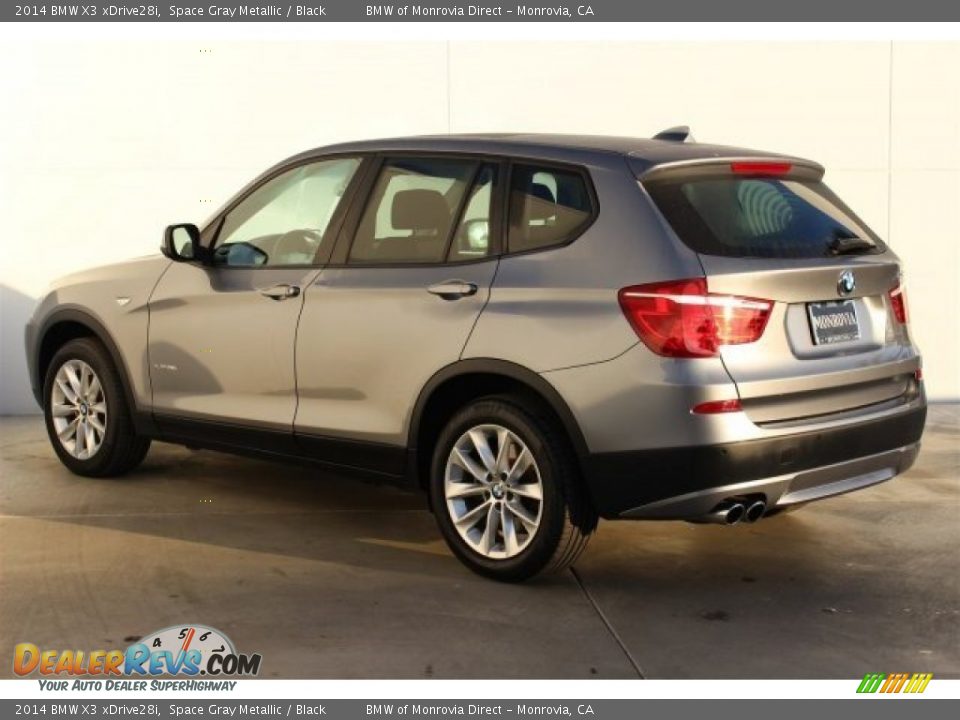 2014 BMW X3 xDrive28i Space Gray Metallic / Black Photo #3
