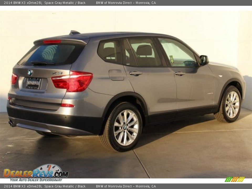 2014 BMW X3 xDrive28i Space Gray Metallic / Black Photo #4