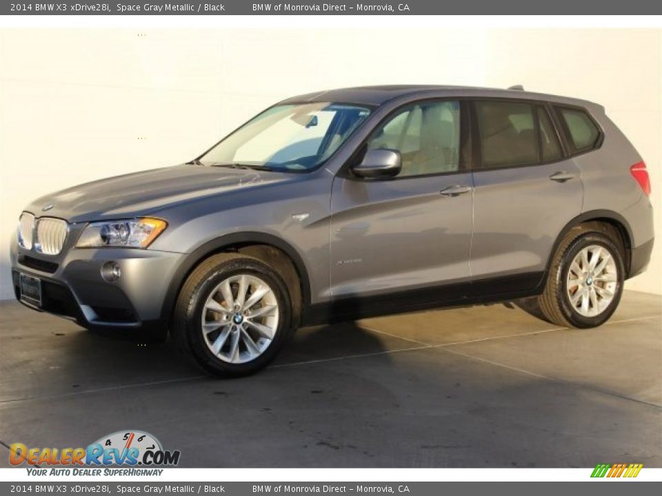 2014 BMW X3 xDrive28i Space Gray Metallic / Black Photo #5