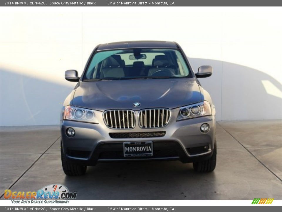 2014 BMW X3 xDrive28i Space Gray Metallic / Black Photo #7