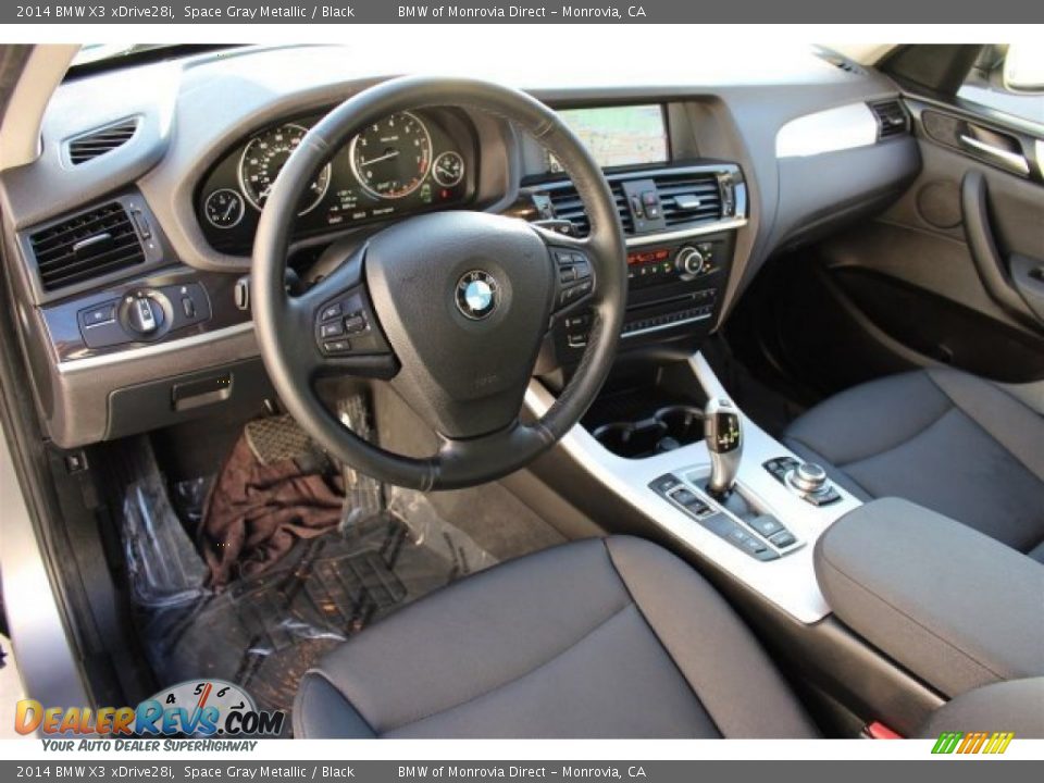 2014 BMW X3 xDrive28i Space Gray Metallic / Black Photo #9
