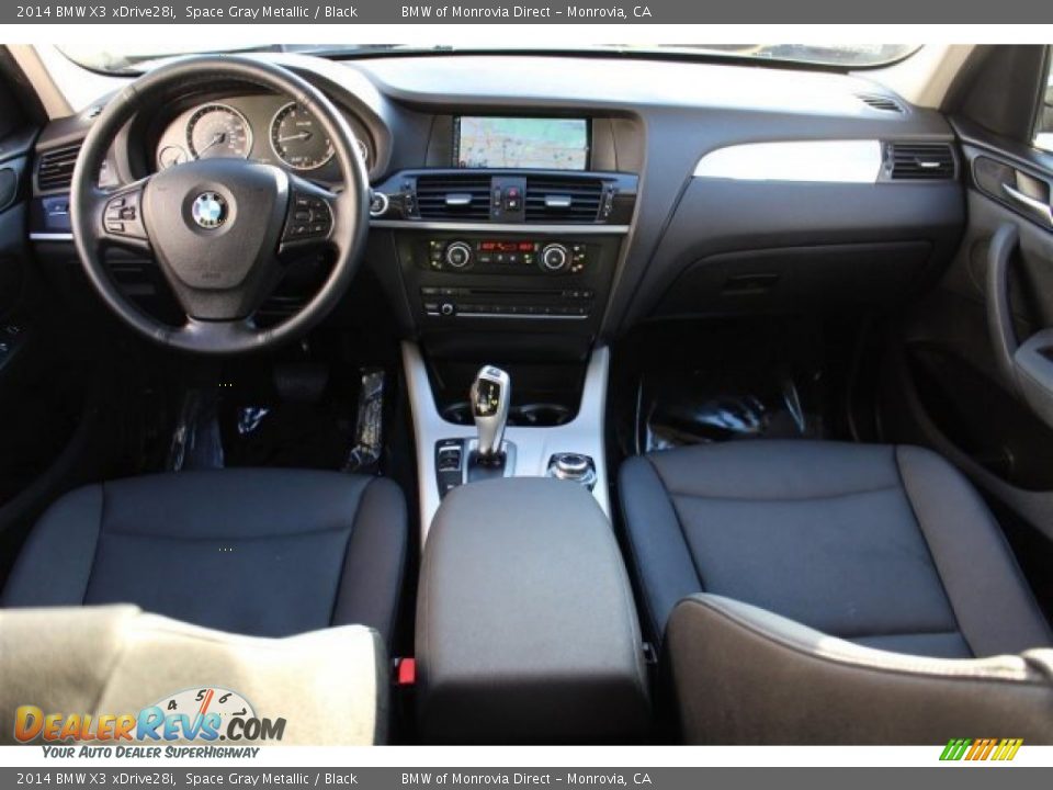 2014 BMW X3 xDrive28i Space Gray Metallic / Black Photo #11