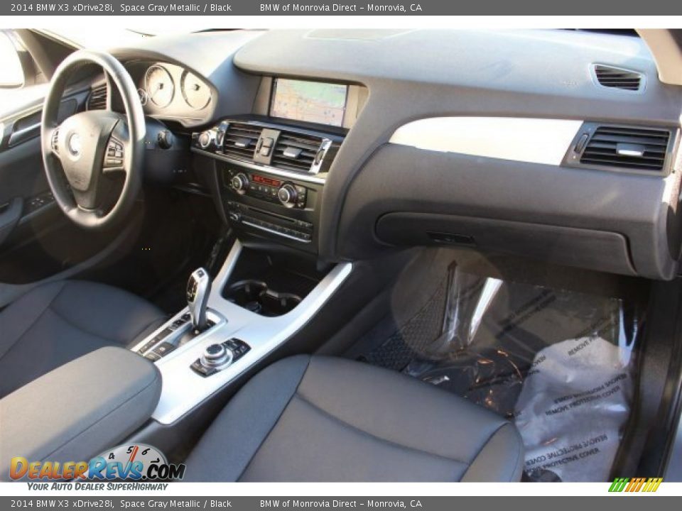 2014 BMW X3 xDrive28i Space Gray Metallic / Black Photo #12
