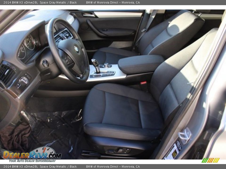 2014 BMW X3 xDrive28i Space Gray Metallic / Black Photo #13
