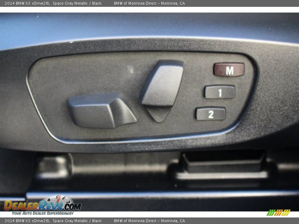 2014 BMW X3 xDrive28i Space Gray Metallic / Black Photo #15