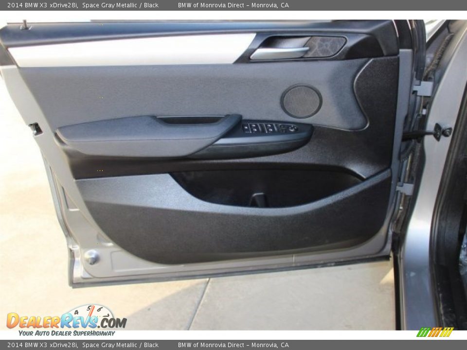 2014 BMW X3 xDrive28i Space Gray Metallic / Black Photo #16