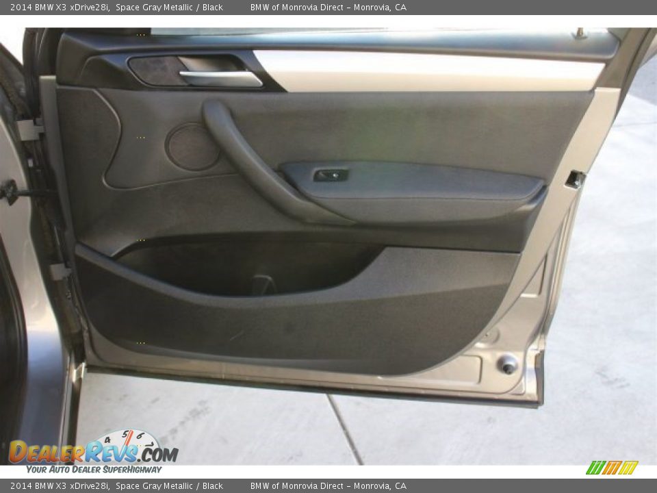 2014 BMW X3 xDrive28i Space Gray Metallic / Black Photo #17