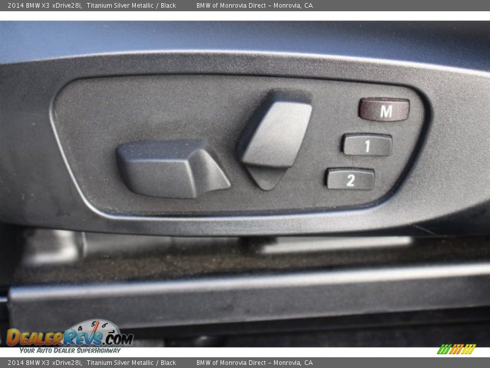 2014 BMW X3 xDrive28i Titanium Silver Metallic / Black Photo #15