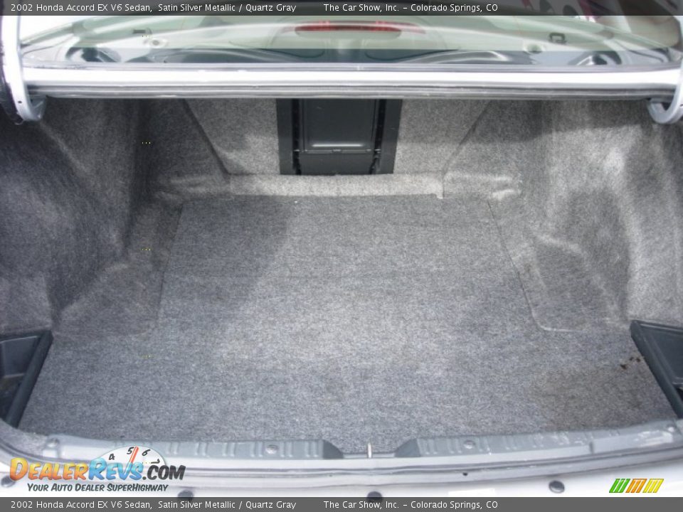 2002 Honda Accord EX V6 Sedan Satin Silver Metallic / Quartz Gray Photo #11