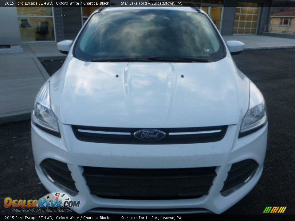 2015 Ford Escape SE 4WD Oxford White / Charcoal Black Photo #8