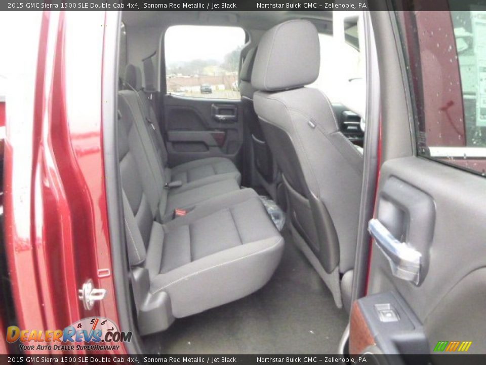 2015 GMC Sierra 1500 SLE Double Cab 4x4 Sonoma Red Metallic / Jet Black Photo #13