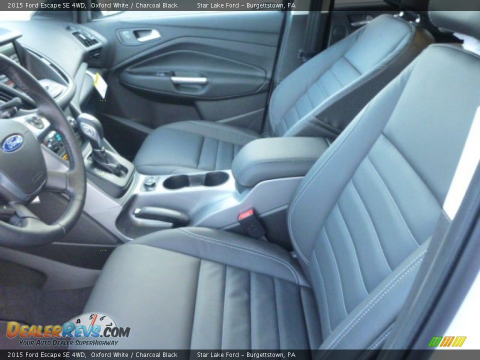 2015 Ford Escape SE 4WD Oxford White / Charcoal Black Photo #10