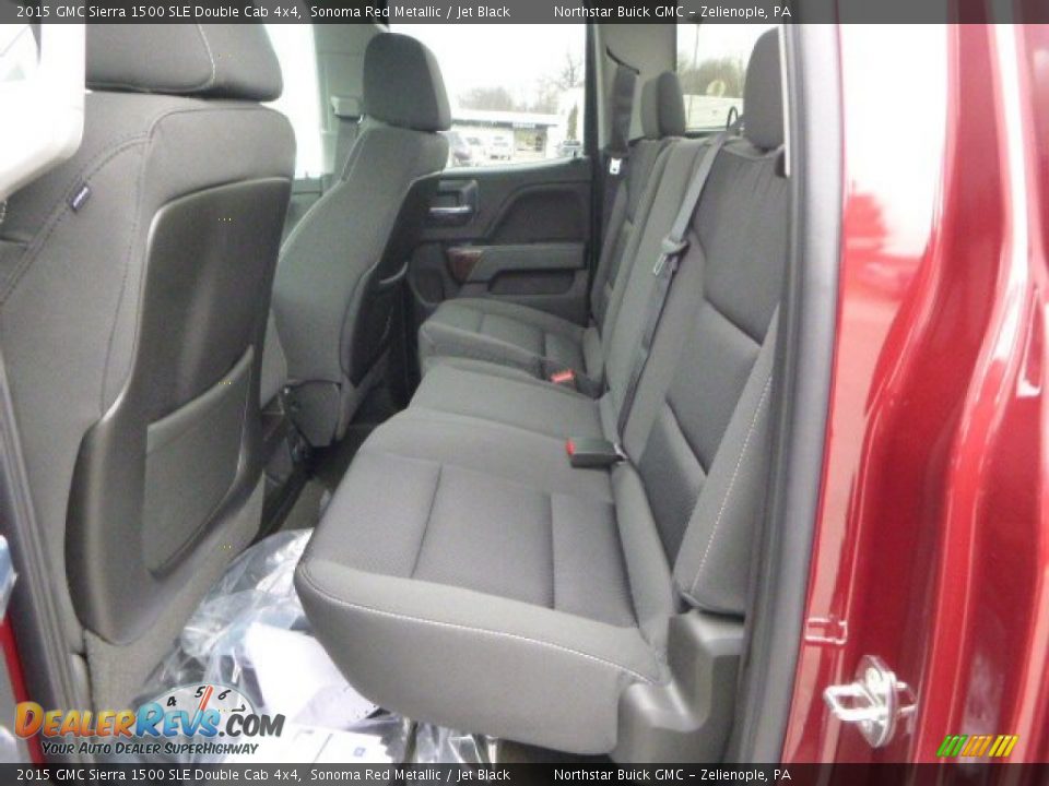 2015 GMC Sierra 1500 SLE Double Cab 4x4 Sonoma Red Metallic / Jet Black Photo #14