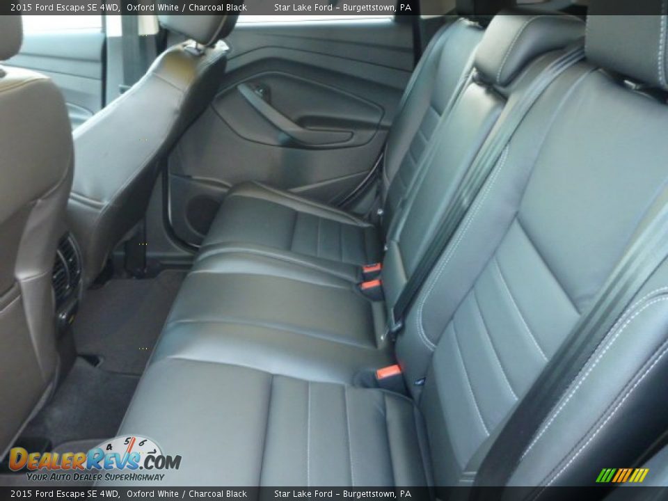 2015 Ford Escape SE 4WD Oxford White / Charcoal Black Photo #11