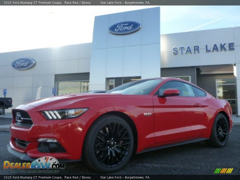 2015 Ford Mustang GT Premium Coupe Race Red / Ebony Photo #1