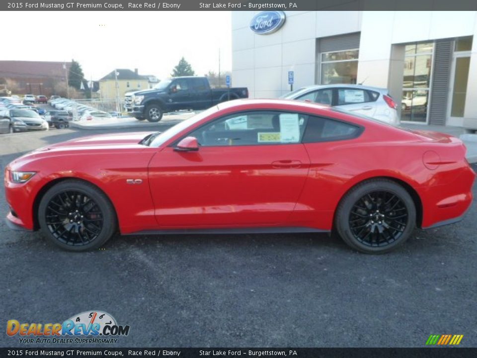 2015 Ford Mustang GT Premium Coupe Race Red / Ebony Photo #2