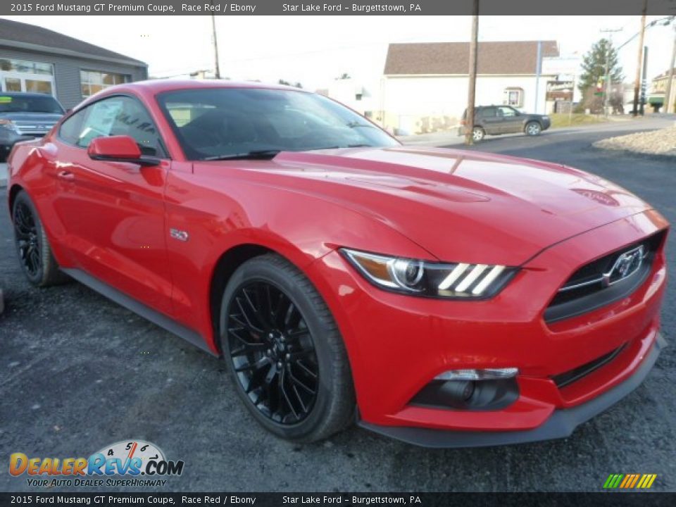 2015 Ford Mustang GT Premium Coupe Race Red / Ebony Photo #7