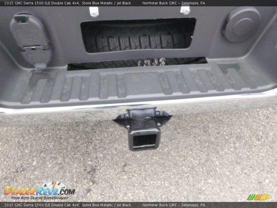 2015 GMC Sierra 1500 SLE Double Cab 4x4 Stone Blue Metallic / Jet Black Photo #6