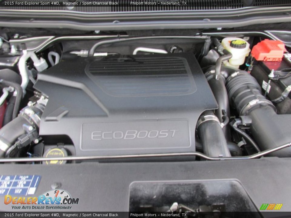 2015 Ford Explorer Sport 4WD Magnetic / Sport Charcoal Black Photo #16