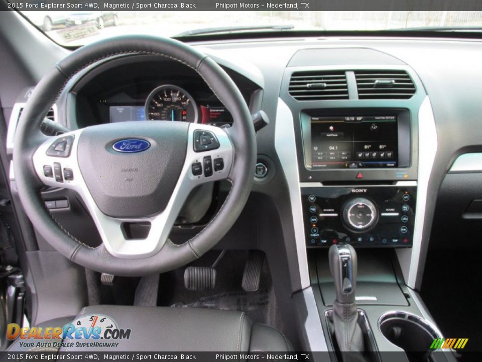 2015 Ford Explorer Sport 4WD Magnetic / Sport Charcoal Black Photo #30