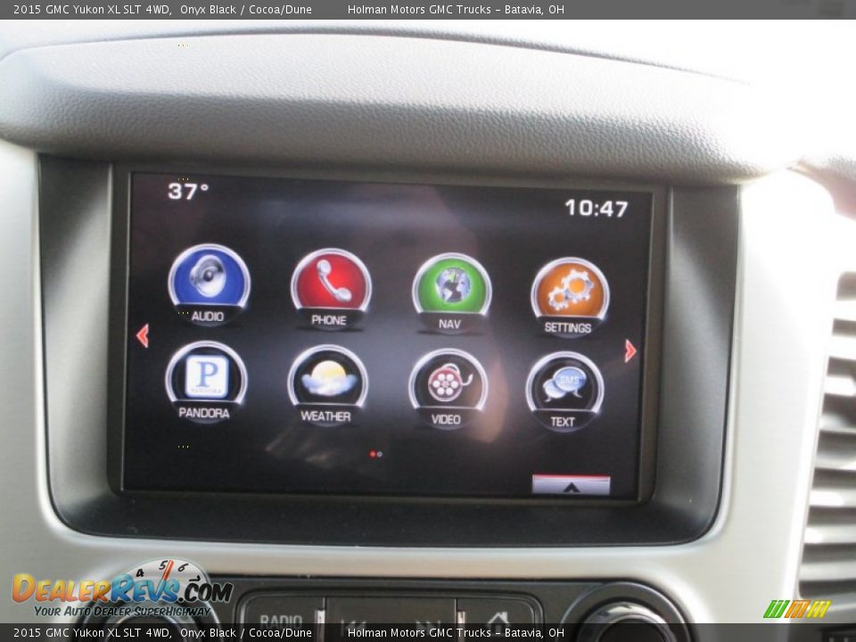 2015 GMC Yukon XL SLT 4WD Onyx Black / Cocoa/Dune Photo #7