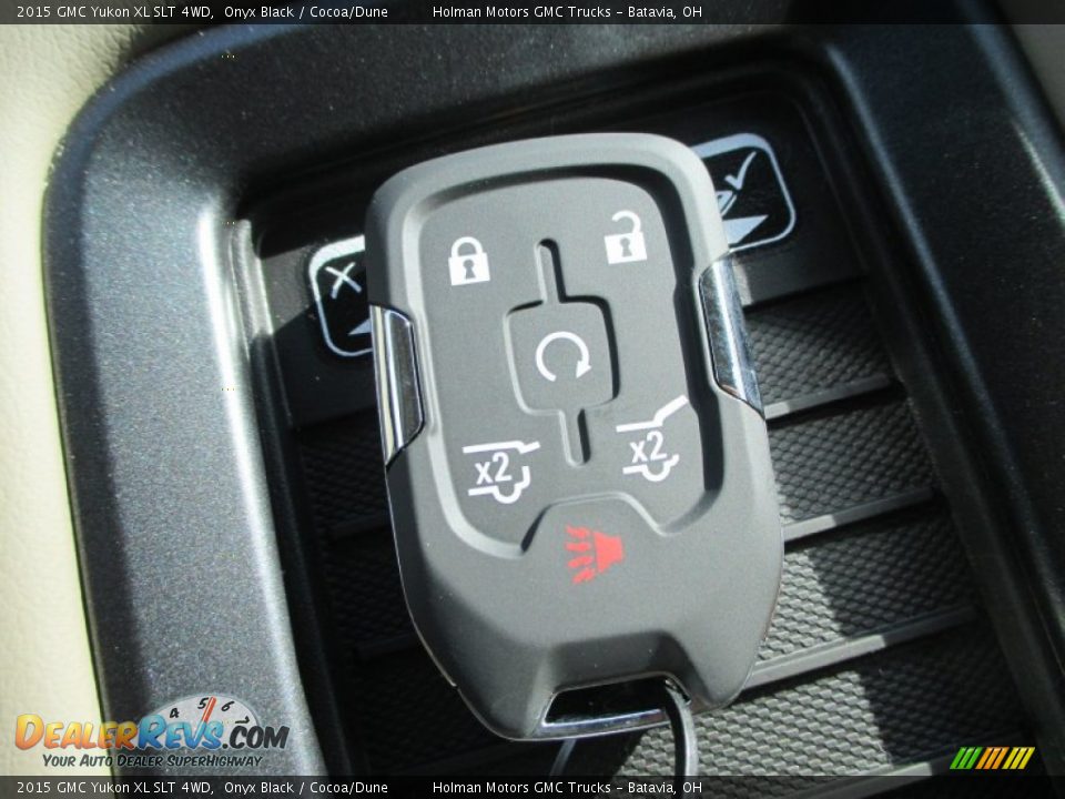 2015 GMC Yukon XL SLT 4WD Onyx Black / Cocoa/Dune Photo #13