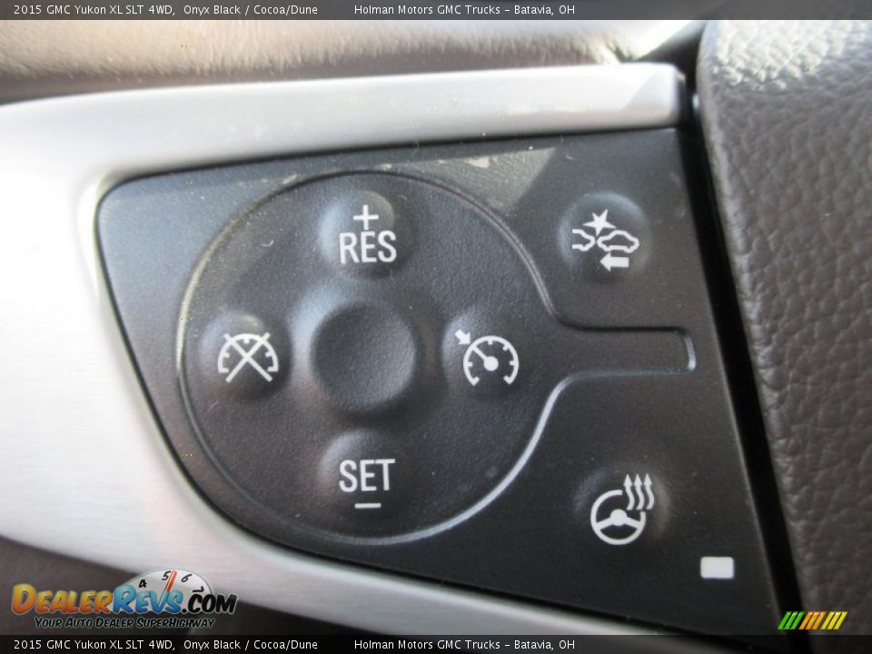 2015 GMC Yukon XL SLT 4WD Onyx Black / Cocoa/Dune Photo #16